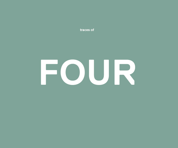 traces of FOUR / reductive journal ensemble / me04