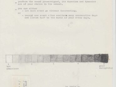 music of every day’s score : for 1000 Scores #1